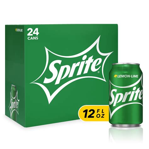 Sprite Lemon Lime Soda Soft Drinks 12 Fl Oz 24 Pack