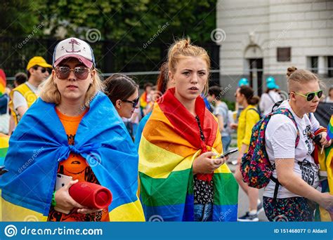 March Of Equality Kyiv Pride 2019 Editorial Photography Image Of