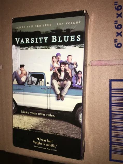 Vhs Varsity Blues James Van Der Beek Jon Voight Paul Walker 1999