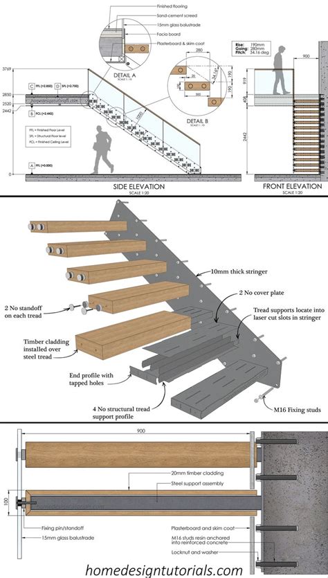 How To Design A Cantilevered Staircase Stair Design Architecture