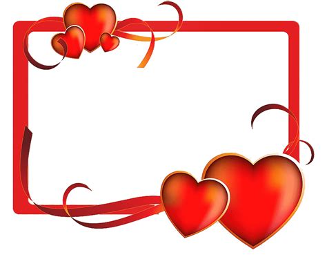 Valentine Heart Love Frame Png Picpng