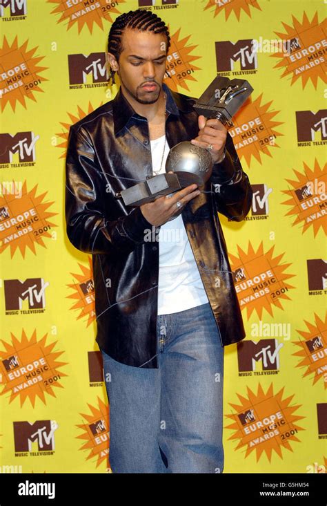 Singer Craig David With His Awards For Best Randb Act And Best Uk