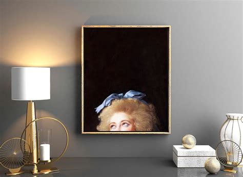 Altered Painting Altered Vintage Painting Portrait Painting Etsy