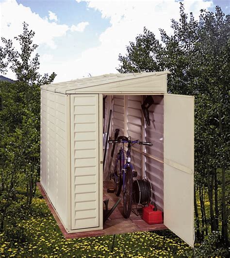 Duramax 4x8 Sidemate Vinyl Shed With Foundation 06625 Free Shipping