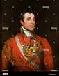 Field Marshal Arthur Wellesley the 1st Duke of Wellington wearing Stock ...