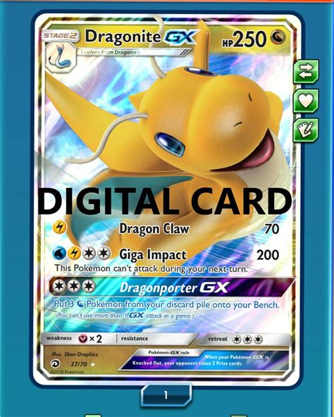 This is a pokemon promo. Savelistrik: Dragonite Gx Pokemon Card Value