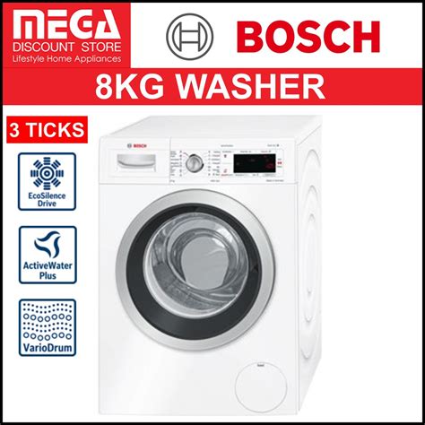 Bosch Waw28440sg 8kg Front Load Washer 3 Ticks Shopee Singapore