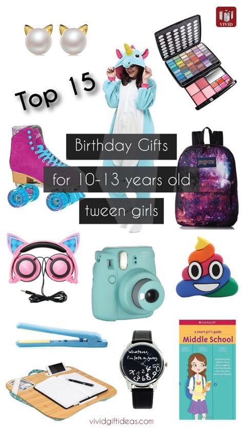 Maybe you would like to learn more about one of these? Top 15 Birthday Gift Ideas for Tween Girls - Vivid's Gift ...