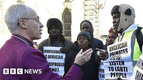 Welby Sorry For Anglican Hurt To LGBT Community BBC News