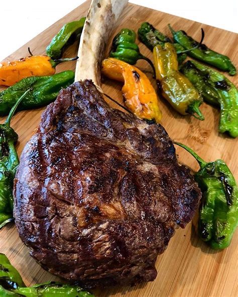 Once Upon A Ribeye A Tomahawk Ribeye That Is I Watched The Guys At