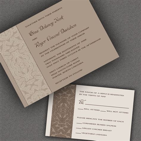 Formal Wedding Invitation Wording Etiquette ~ Wedding