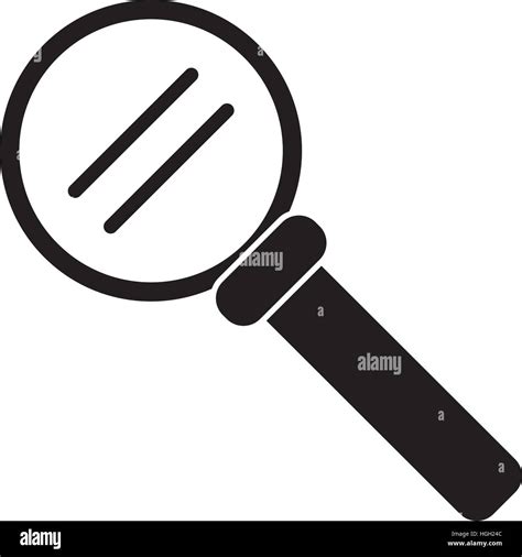 Silhouette Search Engine Technology Stock Vector Image And Art Alamy