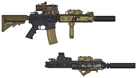 Mk18 Mod 1 Devgru 416 Upper Johngol10 Flickr