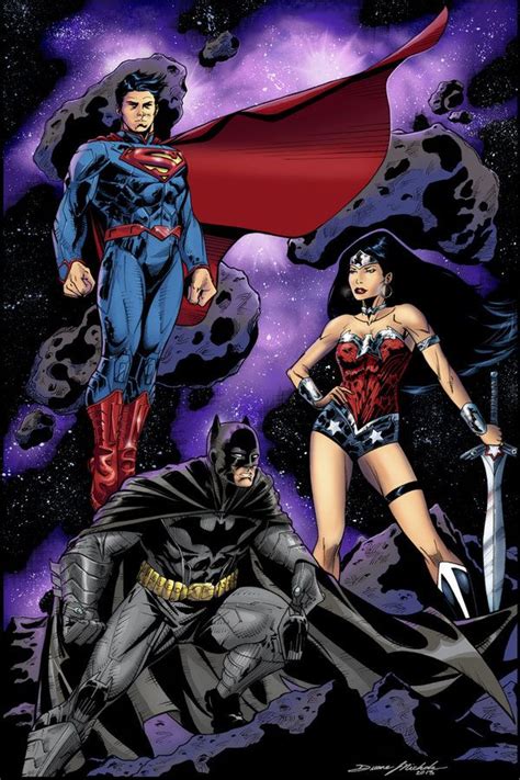 Dc Trinity By Duanenicholsart On Deviantart Batman Superman Wonder