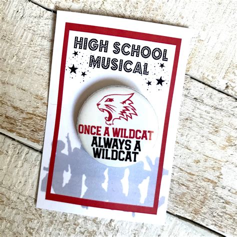 Wildcats East High High School Musical Inspired Pin Magnet Etsy