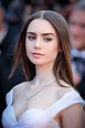 Lily Collins at Okja Premiere During the 70th Cannes Film Festival ...
