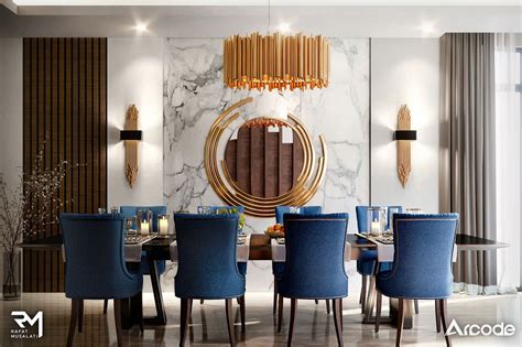 Modern Design In Dubai Uae On Behance Luxury Dining Room Decor Elegant