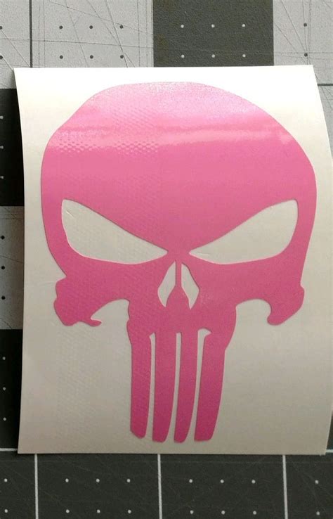 Punisher Skull Logo Vinilo Calcomanía Pegatina Gratis Envio Etsy