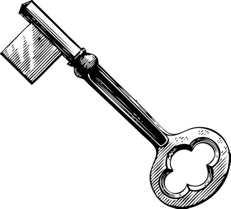 Key Vintage Clip Art At Vector Clip Art Online Royalty Free And Public Domain