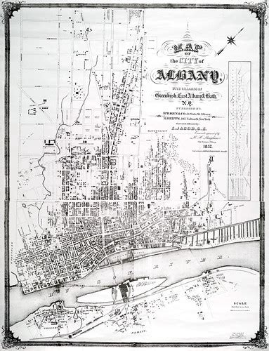 Map Of Albany Ny 1857 1850s Albanygroup Archive Flickr