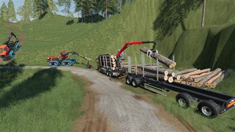 Fliegl Log Trailer V10 Fs19 Farming Simulator 19 Mod Fs19 Mod