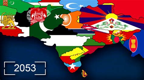 Alternate Future Of Indian Subcontinent Flags 2021 2200 Youtube