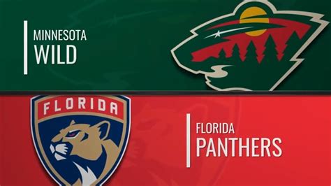 Nhl 20 Minnesota Wild Vs Florida Panthers Gameplay Nhl Season Match