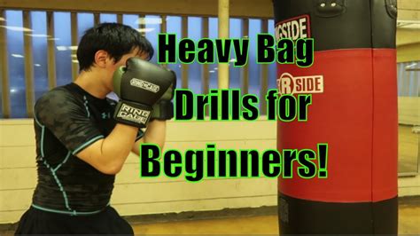 How To Hit A Heavy Bag For Beginners Simple Heavy Bag Drills Youtube