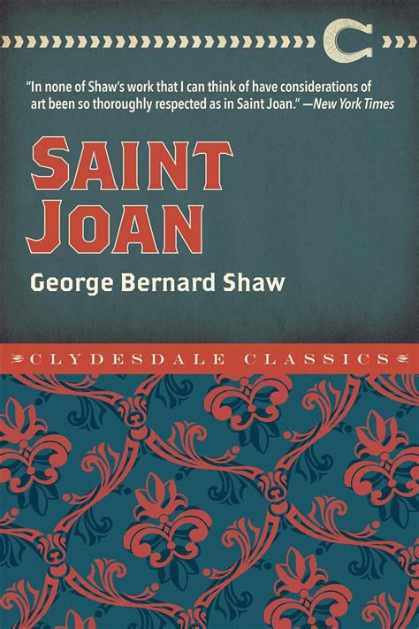 Saint Joan By George Bernard Shaw English Paperback Book Free