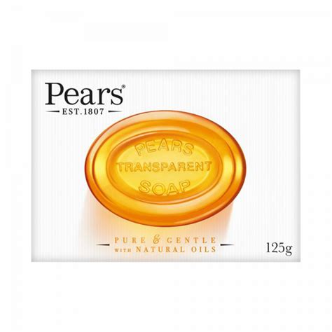 Imported Pears Transparent Soap Pure And Gentle With Natural Oils 125g