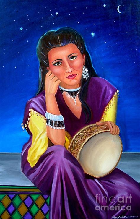 The Gypsy Painting By Lora Duguay Pixels