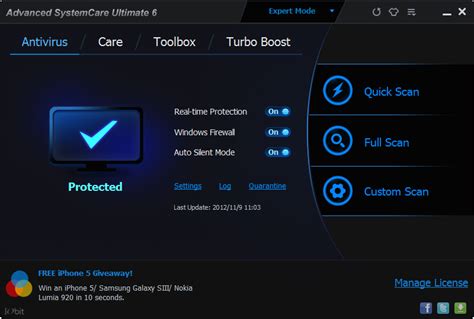 Top One Download Advance System Care Ultimate 6 With 1 Year Lisence