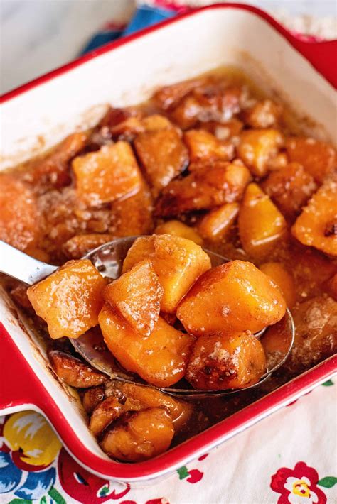Easy Southern Candied Sweet Potatoes From A Can