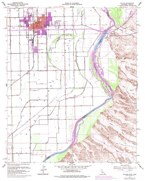 Topographic Maps Of Riverside County California