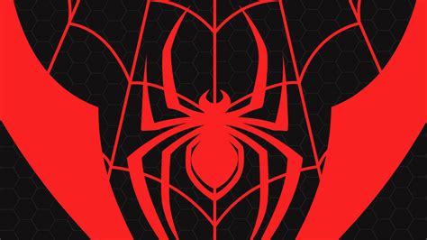 Miles Morales Spiderman Logo Hd Superheroes 4k Wallpapers Images