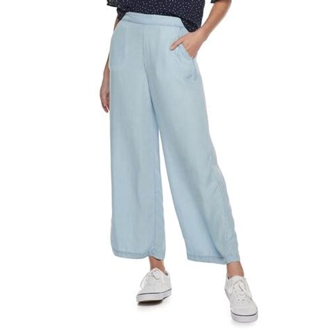 Popsugar High Waisted Wide Leg Pants Stylish Popsugar At Kohls