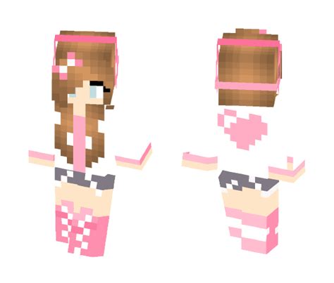 Download Cute Pink Gamer Minecraft Skin For Free Superminecraftskins