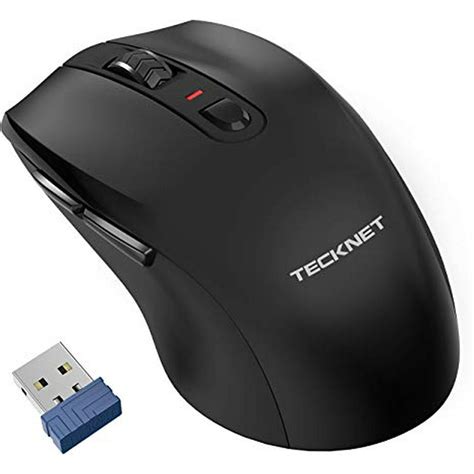 Wireless Mouse Tecknet Ergonomic 24g Wireless Optical Mobile Mouse