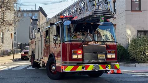Hoboken Fire Department Ladder 1 Hollywood Responding Youtube