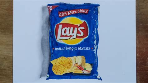 Lays Chip Bag Drawing Lineartdrawingsgirlpower