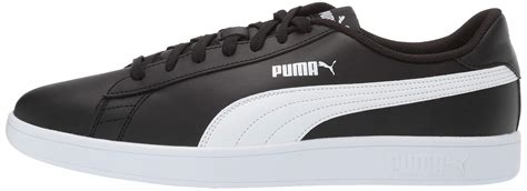 Puma Mens Smash V2 Casual Sneaker White Or Black Mens Tennis Shoes Ebay