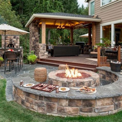 54 Awesome Backyard Patio Deck Design And Decor Ideas Outdoor Covered