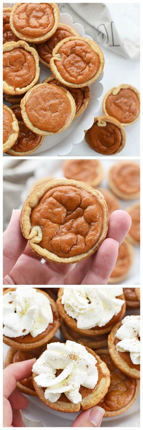 Mini Pumpkin Pies Made In A Muffin Tin Recipe Mini Pumpkin Pies