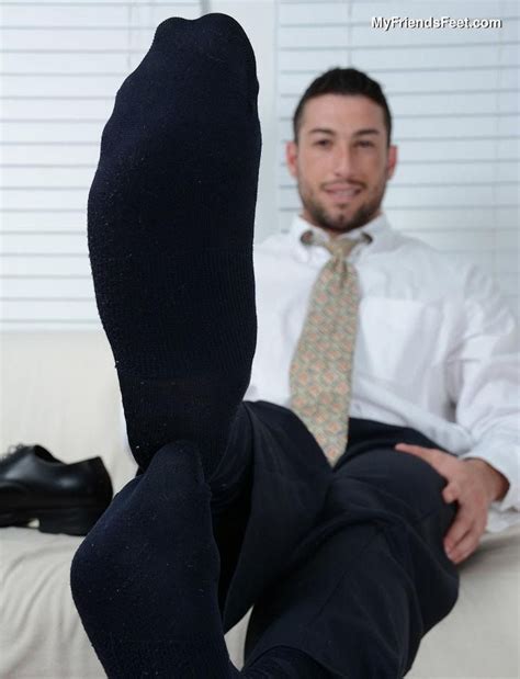 Black Soles In Socks Mens Feet Black Socks Male Feet