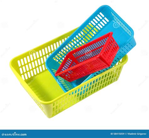 Plastic Products Household Use Three Colored Boxes Of Different Stock