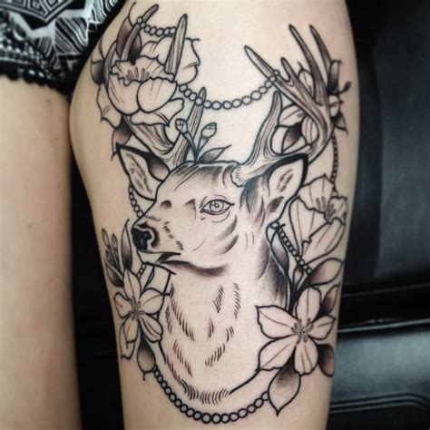 30 Eye Catching Deer Tattoos