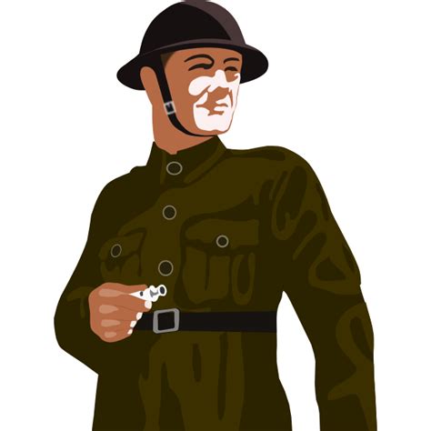 Vector Clip Art Of British Soldier Free Svg