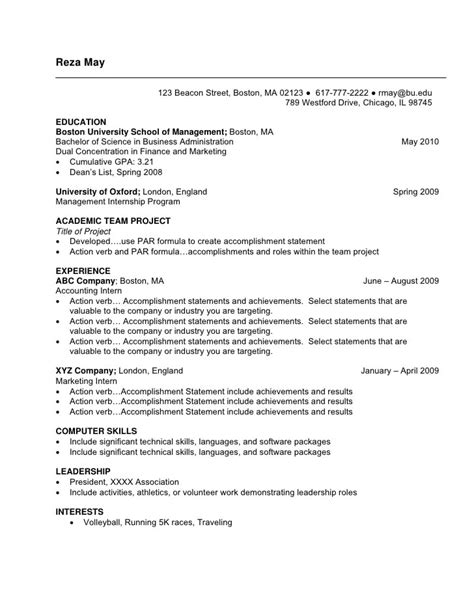 How to write a resume learn how to make a resume that gets interviews. Undergraduate Sample Resume