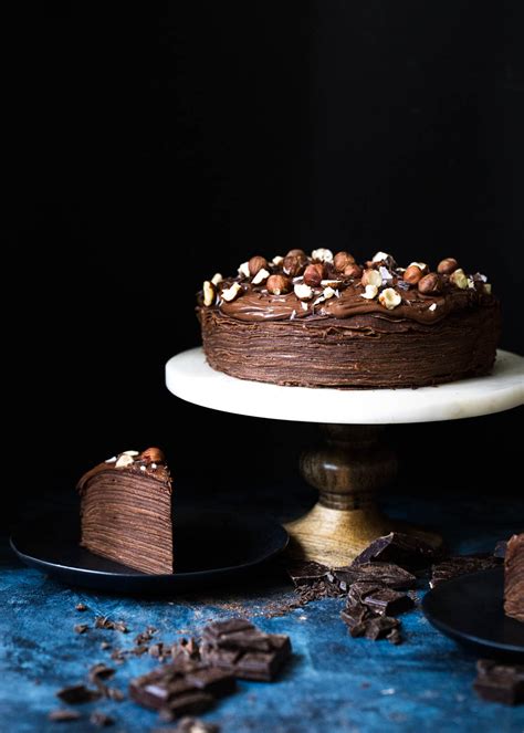 Full Cravings Chocolate Hazelnut Crepe Cake