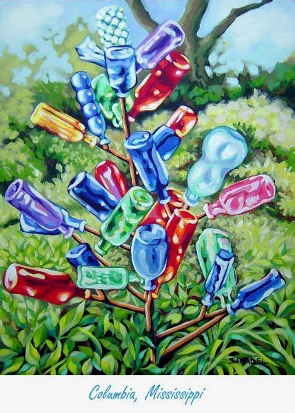 32 Bottle Trees Ideas Bottle Trees Yard Art Bottle Tree